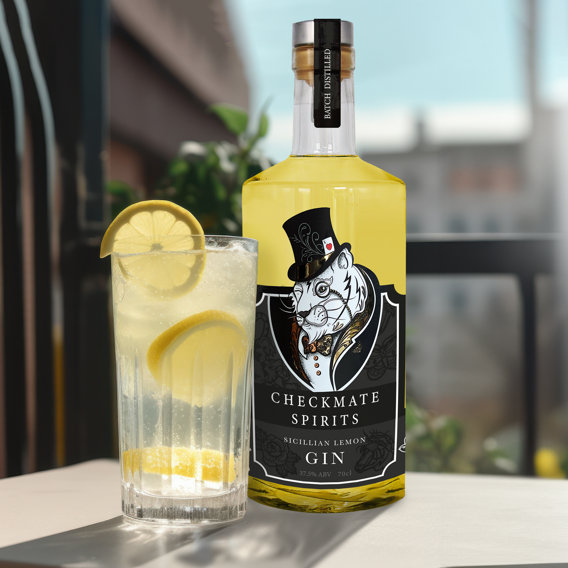 Sicilian Checkmate Gin Spirits – Lemon